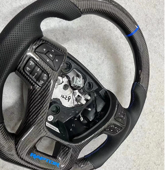 Carbon Fiber steering wheel Ford Ranger & Raptor 2015-2022 ( FREE WORLDWIDE SHIPPING )