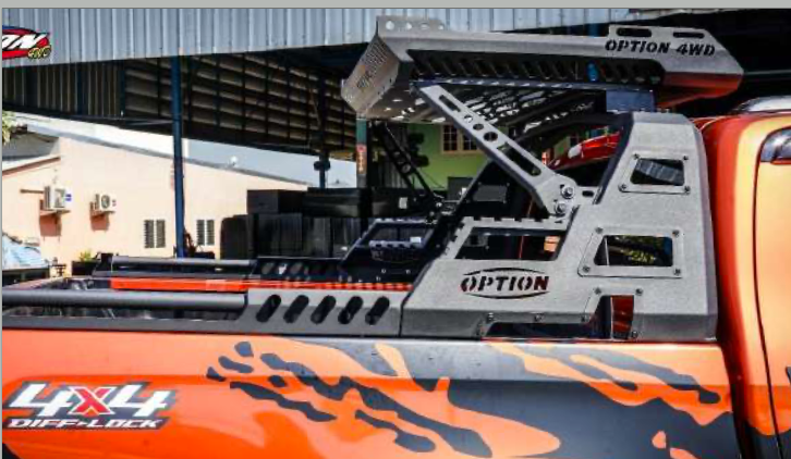 OPTION4WD - ISUZU D-MAX , SPORTS BARS & TENT RACKS ( 2020-2023 )