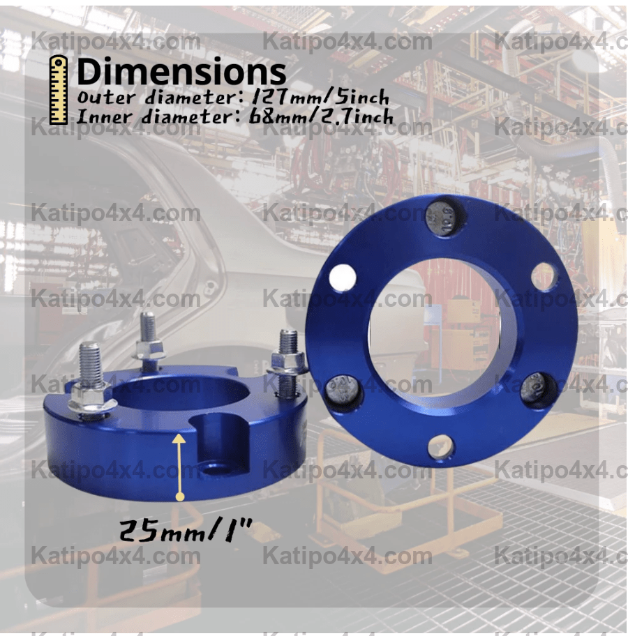 35MM / 1.5" - FORD RANGER & Everest COIL SPACERS / levelling Kit ( Set of 2x ) / WORLDWIDE SHIPPING