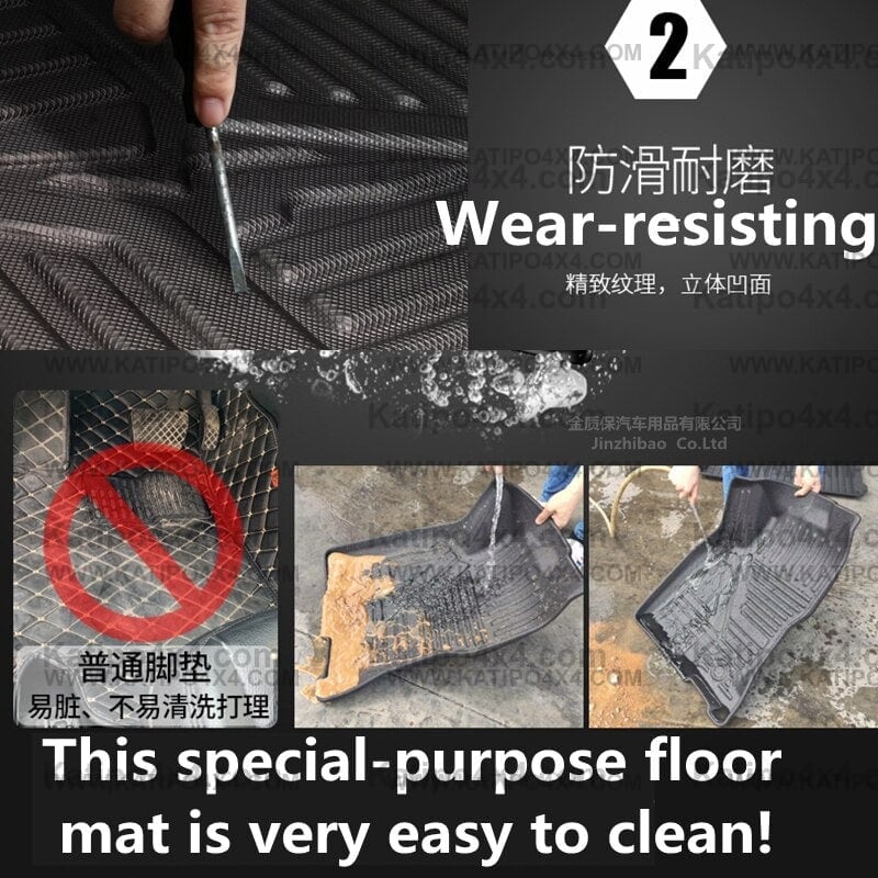 2023+ Ford Ranger Raptor waterproof floor mats RHD or LHD