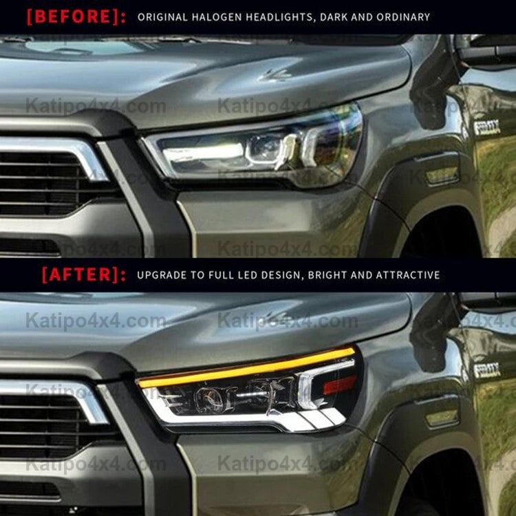 TOYOTA HILUX N80 LED HEADLIGHTS 2020-2022
