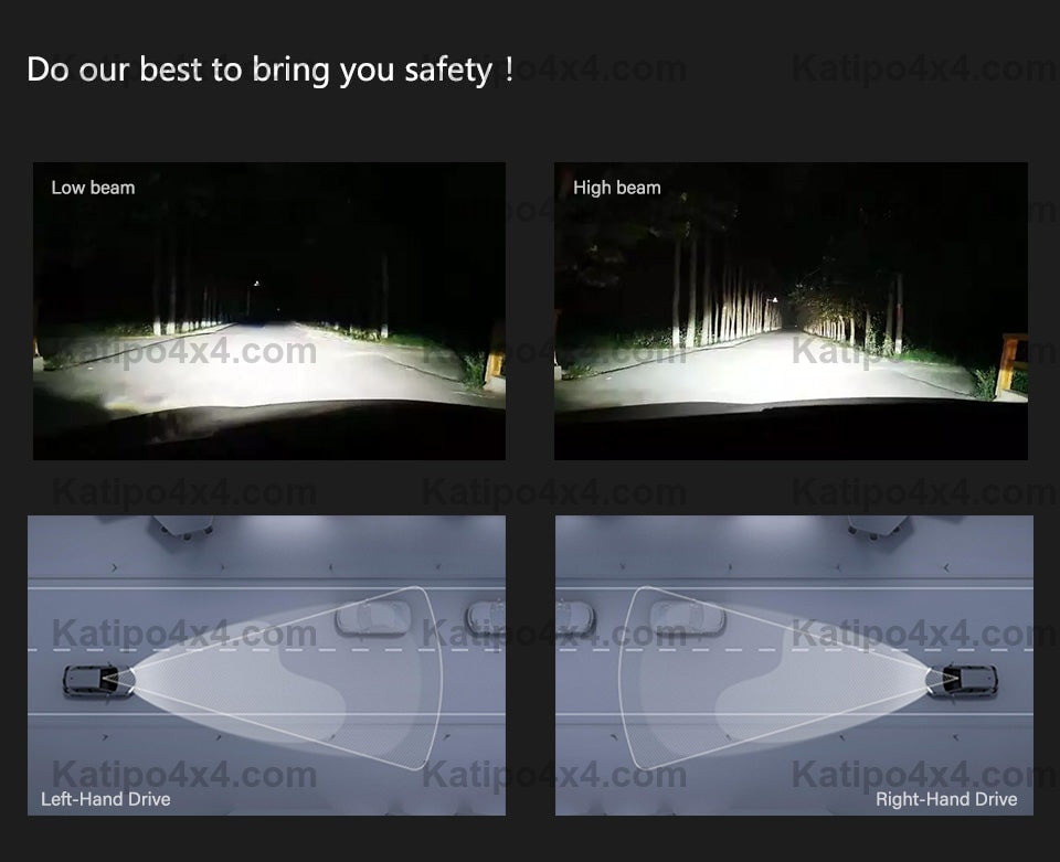 Headlight For Ford Ranger Raptor 2022 2023 Head Lights Style Replacement DRL Daytime lights retrofit Projector Facelift