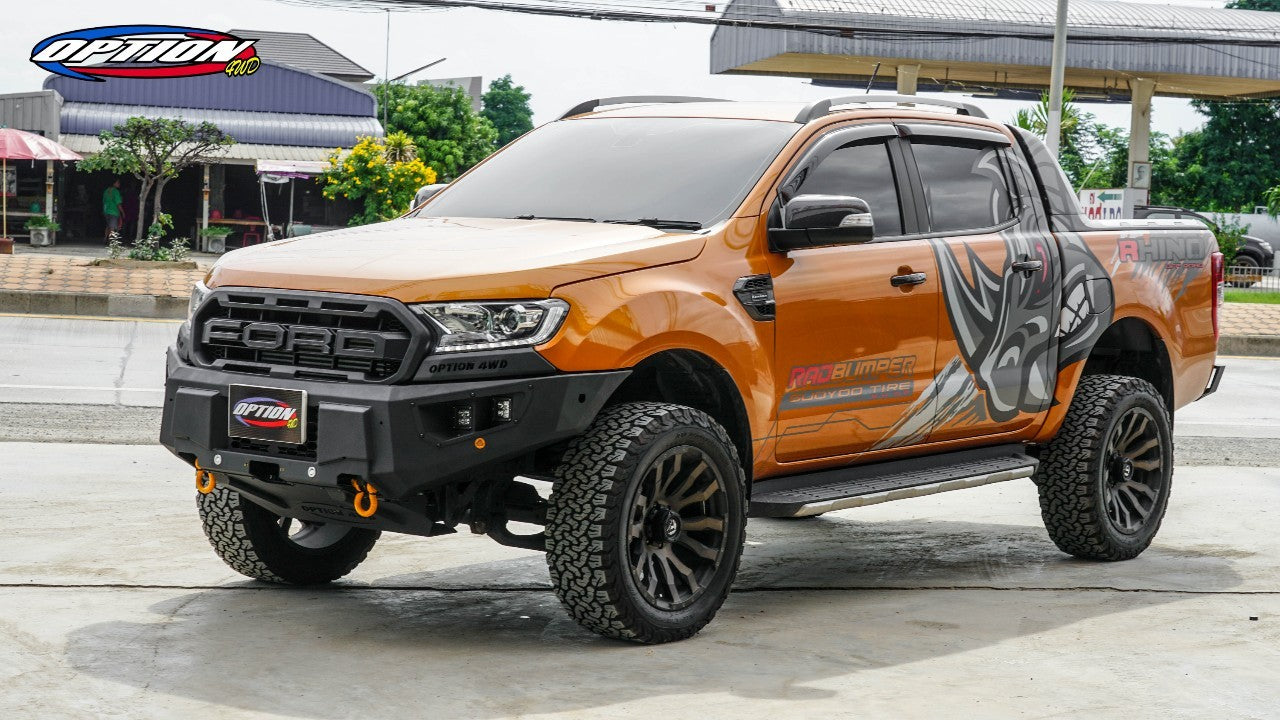 OPTION4WD - V.2 FRONT WINCH BAR, RANGER & EVEREST