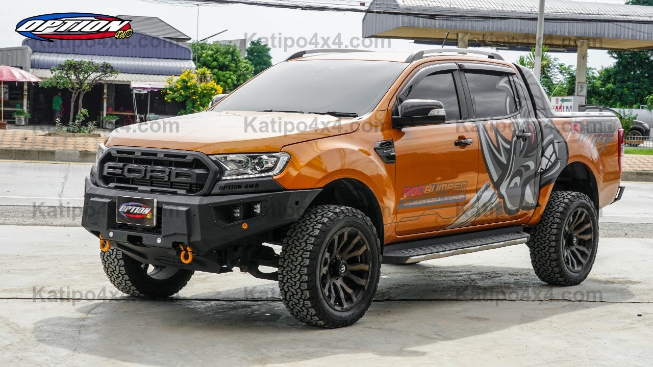 OPTION4WD - V.2 FRONT WINCH BAR, RANGER & EVEREST