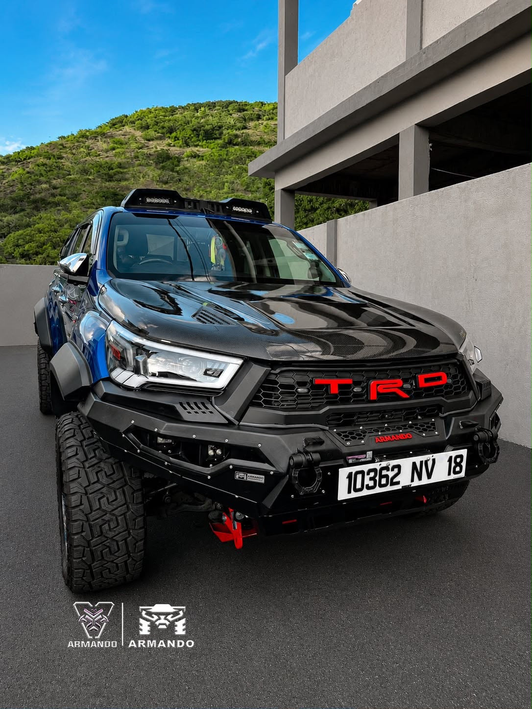 ARMANDO® - Spartan Bull Bar to Suit Toyota Hilux Revo N80 2020+ (Face Lift) V.1