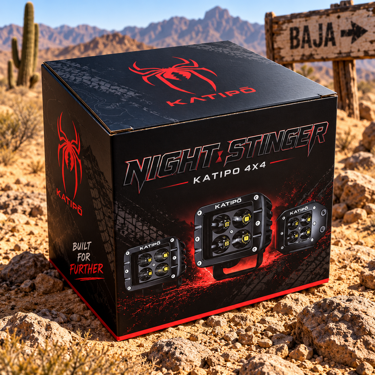 KATIPŌ 4X4: Night-Stinger 2" FLUSE MOUNT LED Cube Light ( Flood Beam ) FREE WORLDWIDE SHIPPING (Copy)