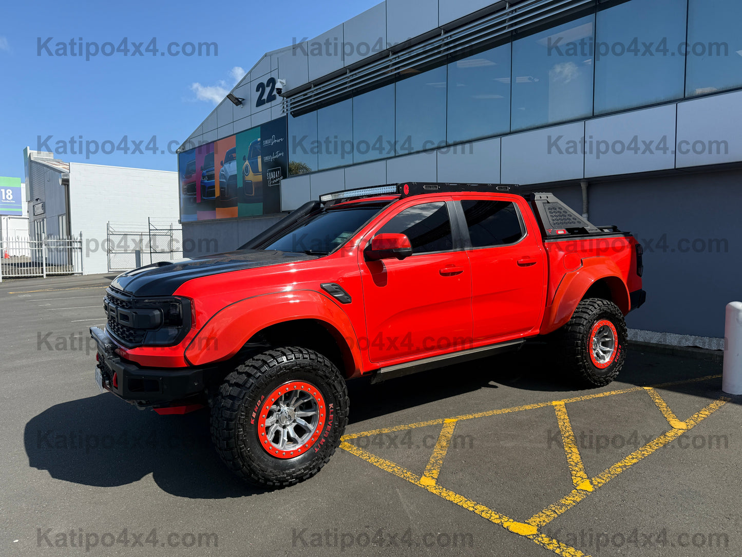 FORD RANGER, RAPTOR 2012-2025+ Katipō 4x4 Web-RACK ( RACK ONLY )