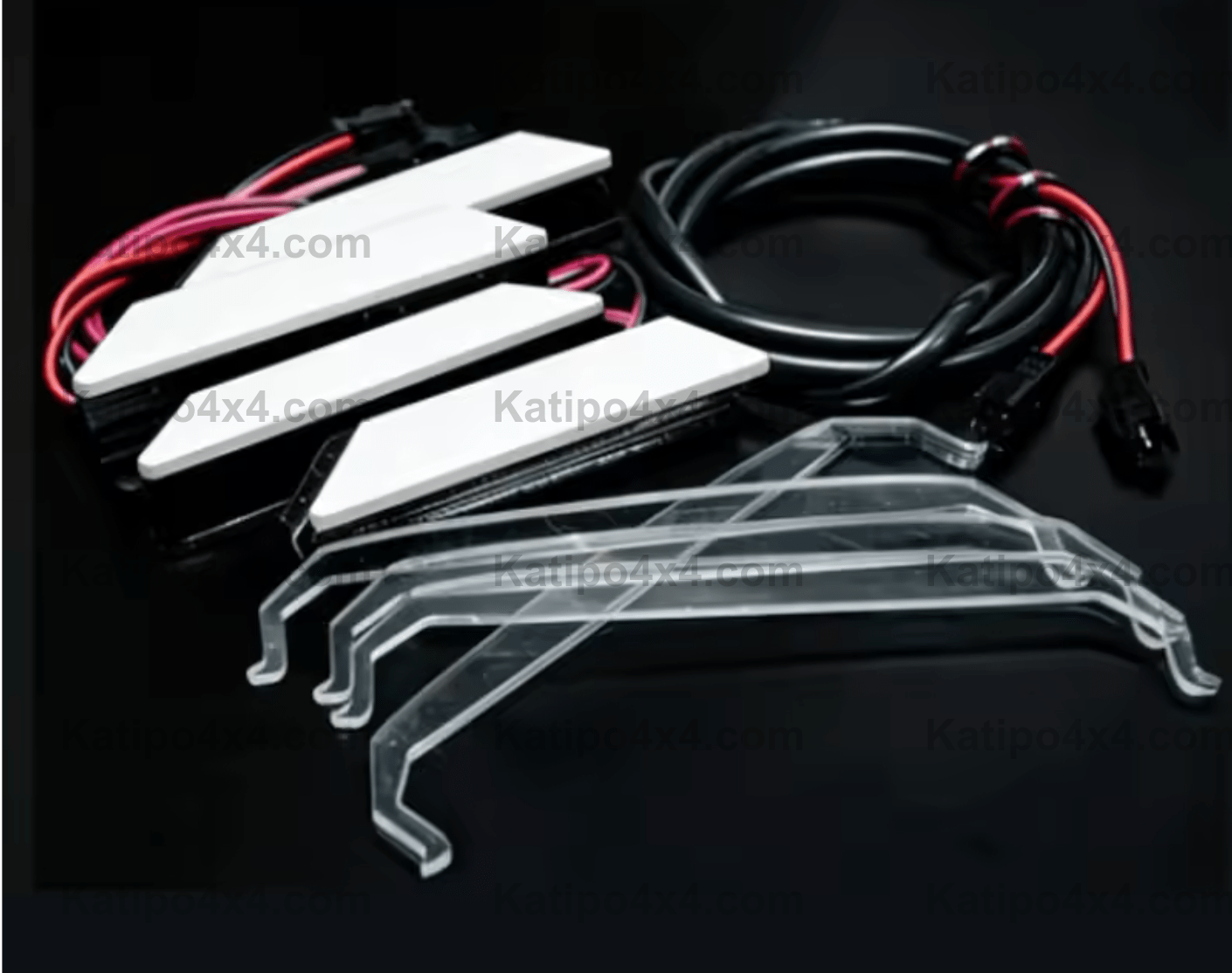 2022+ NEXT-GEN RANGER RAPTOR GRILL LIGHTS ( PERFECT FIT ) 4PC AMBER OR WHITE LED FRONT GRILLE LIGHT LAMPS