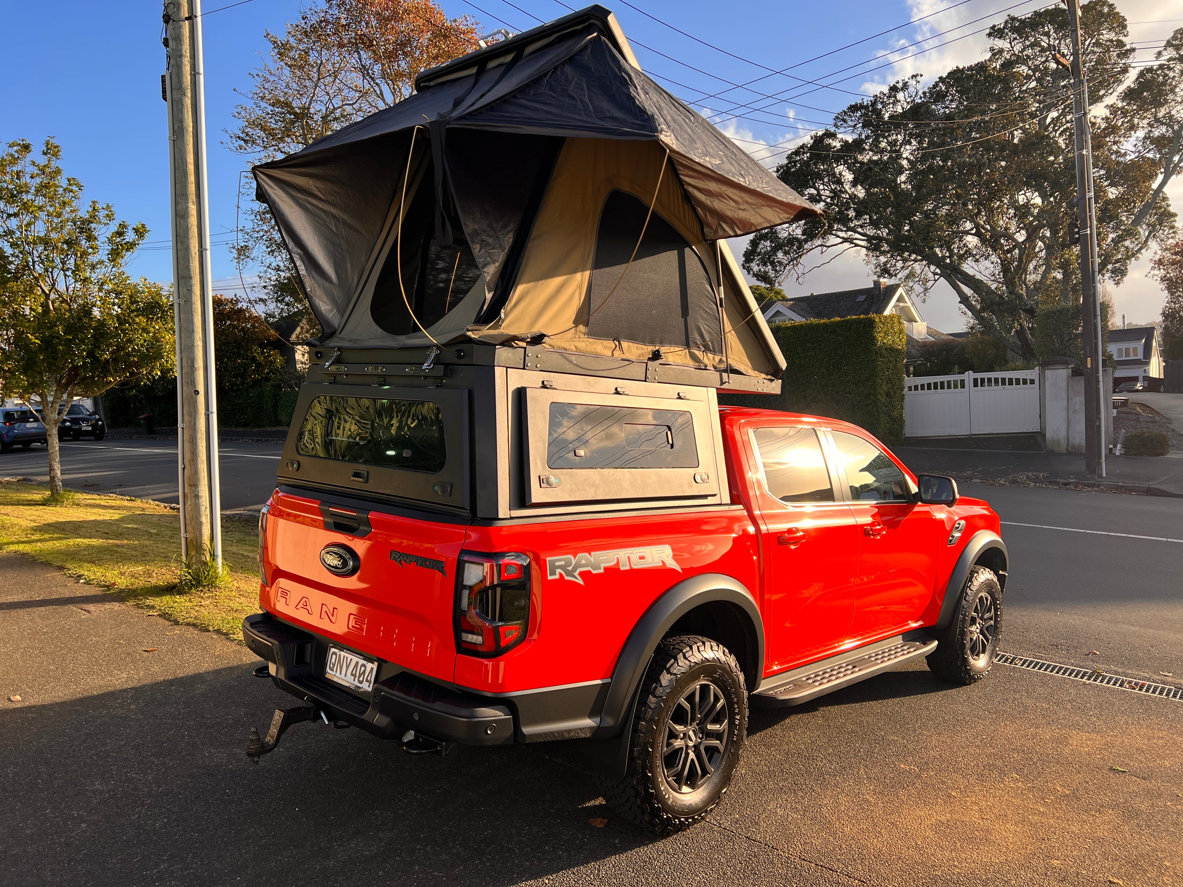 FORD RANGER RAPTOR 2012 2022 Heavy Duty Aluminium Canopy Tent KATIPO 4X4