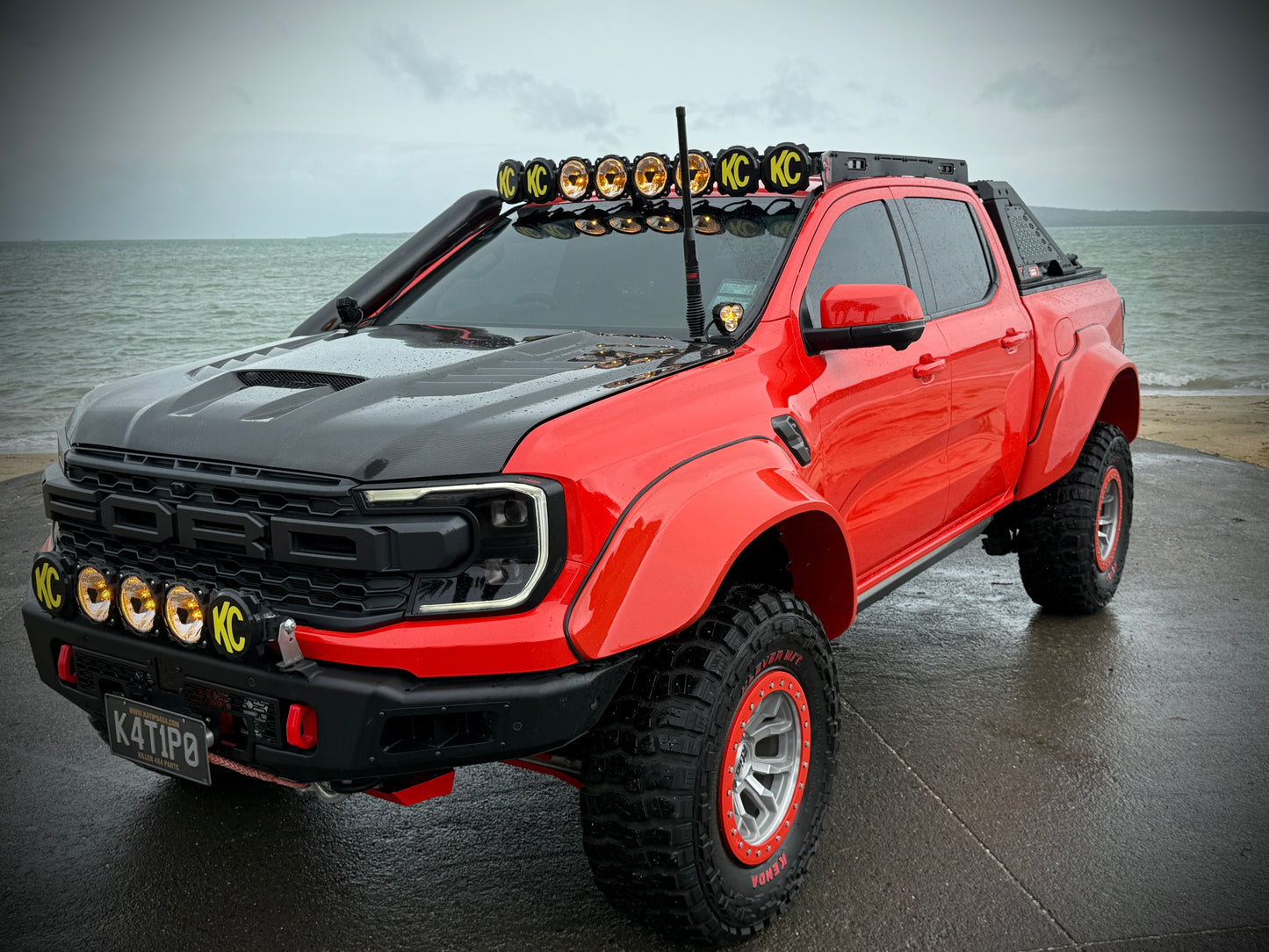 FORD RANGER, RAPTOR 2012-2025+ Katipō 4x4 Web-RACK ( RACK ONLY )