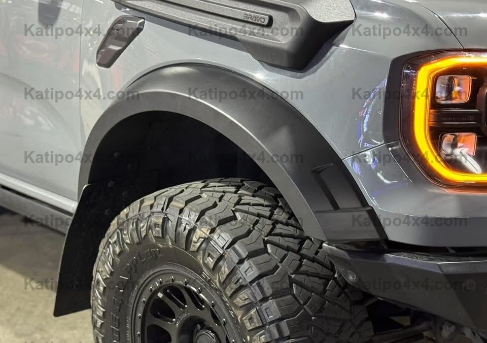 +50mm NEXT-GEN RANGER RAPTOR - WIDE BODY Wheel Arch FLARES ( CLIP ON STYLE )  FREE WORLDWIDE SHIPPING