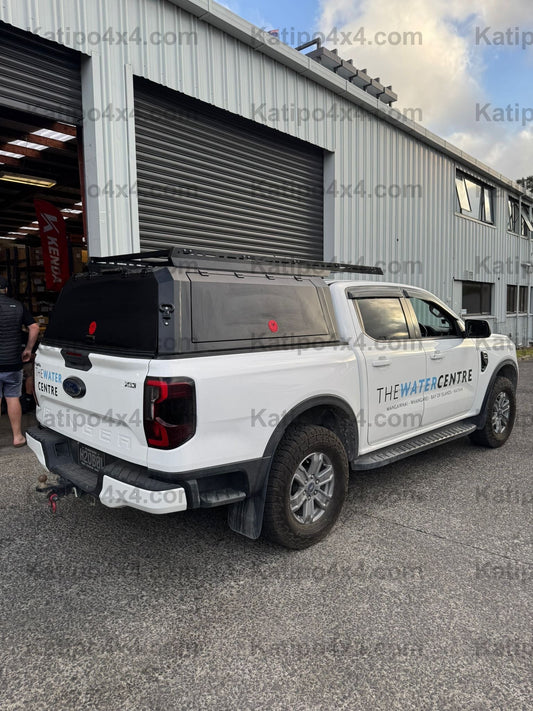 NEXT-GEN 2022+ FORD RANGER & RAPTOR Tradesman’s Aluminium Canopy With Central locking & Roof Rack