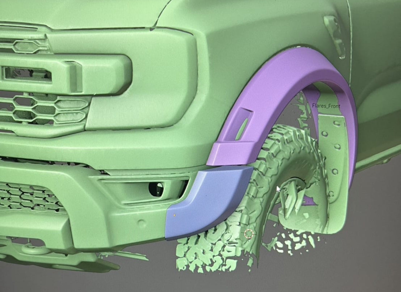 NEXT-GEN RANGER RAPTOR - WIDE BODY FLARES ( FREE WORLDWIDE SHIPPING ...