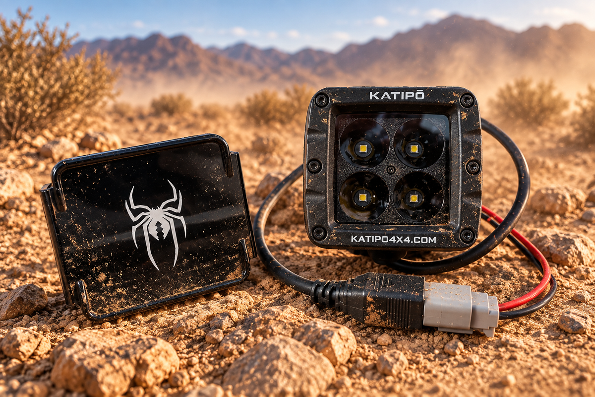KATIPŌ 4X4: Night-Stinger 2" LED Cube Light ( Flood or Spot Beam ) FREE WORLDWIDE SHIPPING