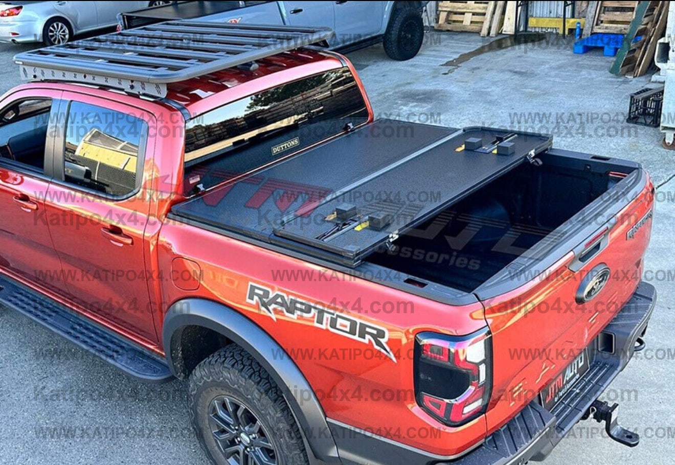 NEXT-GEN 2022+ FORD RANGER & RAPTOR Tri-Fold Aluminium Lid – KATIPO 4X4™