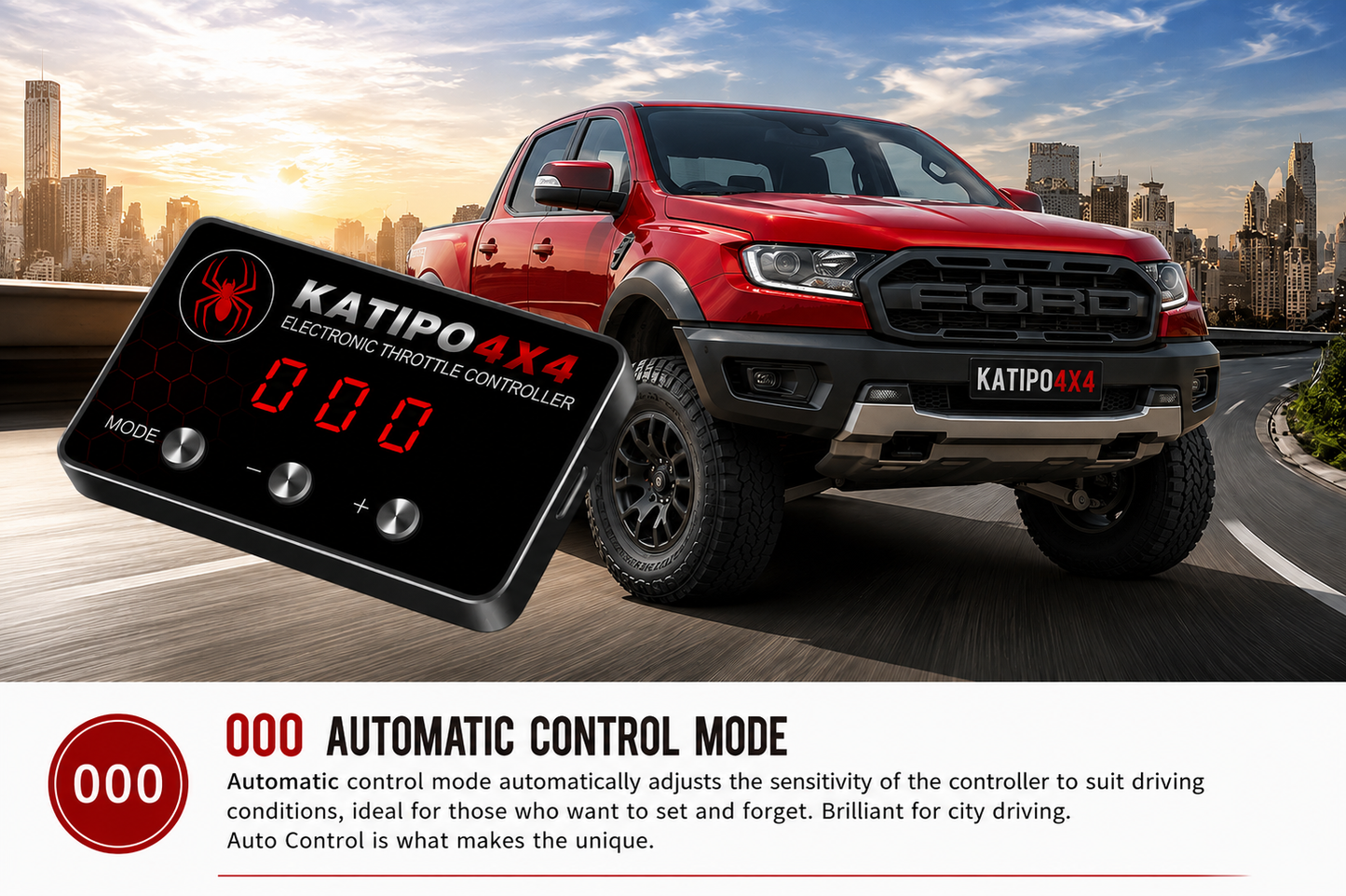 Electronic Throttle Controller, Accelerator Controller for Ford RANGER (2012-2024+) FREE WORLDWIDE SHIPPING