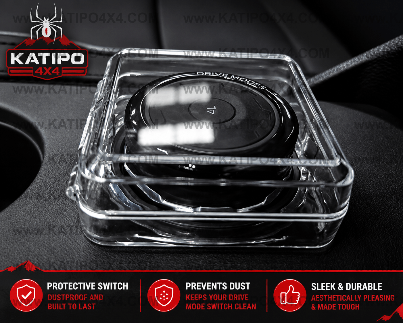 NEXT-GEN 2022+  4WD switch protection case ( STOP KIDS & PETS FROM CHANGING YOUR GEARS ) RANGER, EVEREST & RAPTOR