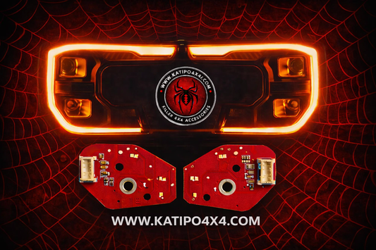 VENOM EDITION DRL — Unleashed!  Amber Grill Lights & Daytime Running Light Package Kit for 2022+ Ford Ranger Raptor NEXT-GEN