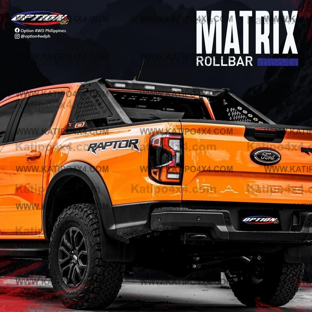 Matrix Raptor Kit MATRIX SPORT BAR ( NEXT-GEN FORD RANGER & RAPTOR ) – OPTION4WD™