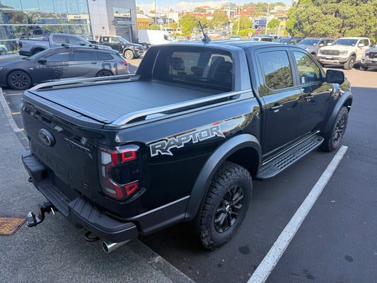 2022+ ( BLACK )  NEXT-GEN FORD RANGER & RAPTOR ELECTRIC ROLLER LID SPORTS BAR. ( FREE FITTING OR SHIPPING )