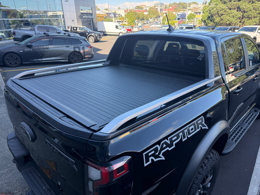 2022+ ( BLACK )  NEXT-GEN FORD RANGER & RAPTOR ELECTRIC ROLLER LID SPORTS BAR. ( FREE FITTING OR SHIPPING )