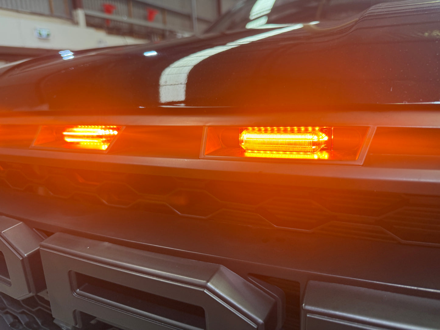 2022+ NEXT-GEN RANGER RAPTOR GRILL LIGHTS 3PC AMBER OR WHITE LED FRONT GRILL LIGHT LAMPS