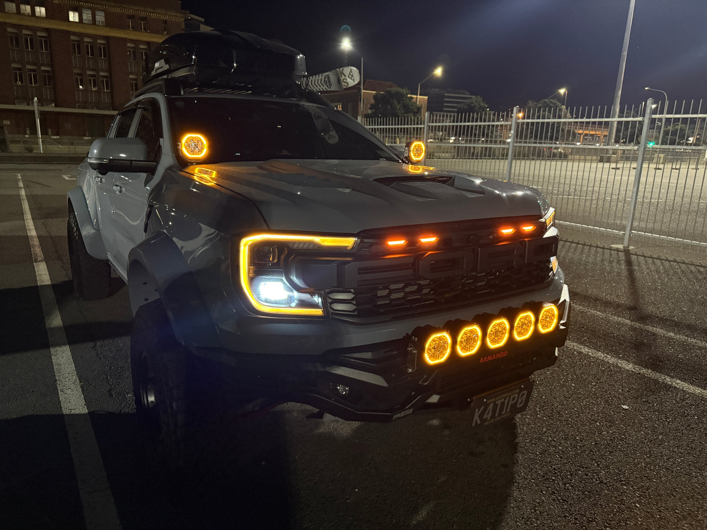 VENOM EDITION DRL — Unleashed!  Amber Grill Lights & Daytime Running Light Package Kit for 2022+ Ford Ranger Raptor NEXT-GEN