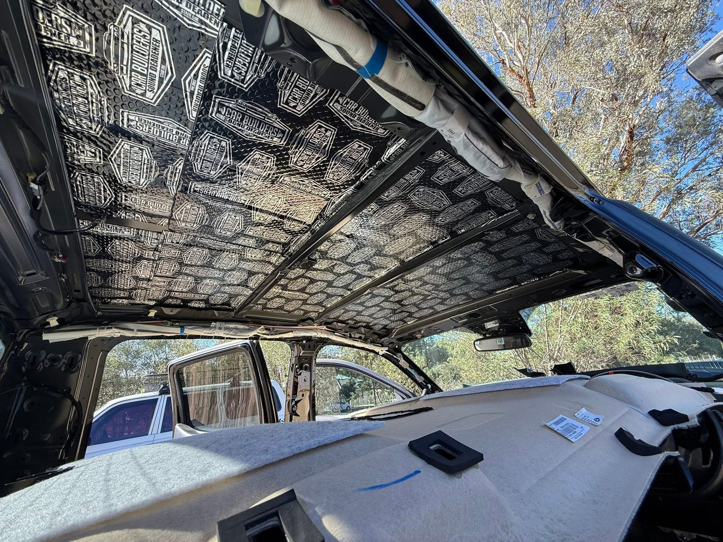 Sound Deadening Mat Wave Foam, 50cmx200cm 10.76sqft  ( FREE WORLDWIDE SHIPPING )
