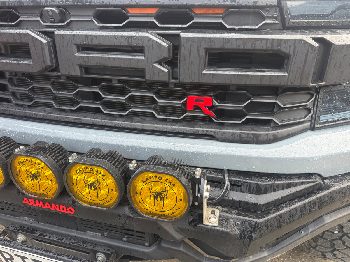 3D Metal RAPTOR R Emblem Letter. For RANGER RAPTOR