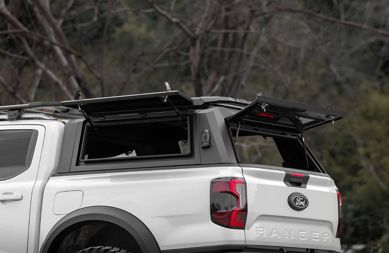 NEXT-GEN 2022+ FORD RANGER & RAPTOR  Premium Aluminium Canopy ( FREE WORLD WIDE SHIPPING )