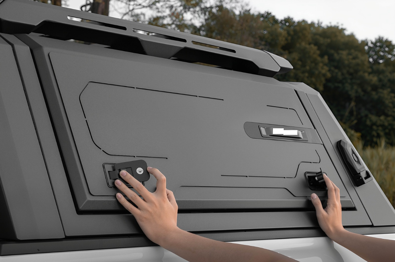 NEXT-GEN 2022+ FORD RANGER & RAPTOR  Premium Aluminium Canopy ( FREE WORLD WIDE SHIPPING )