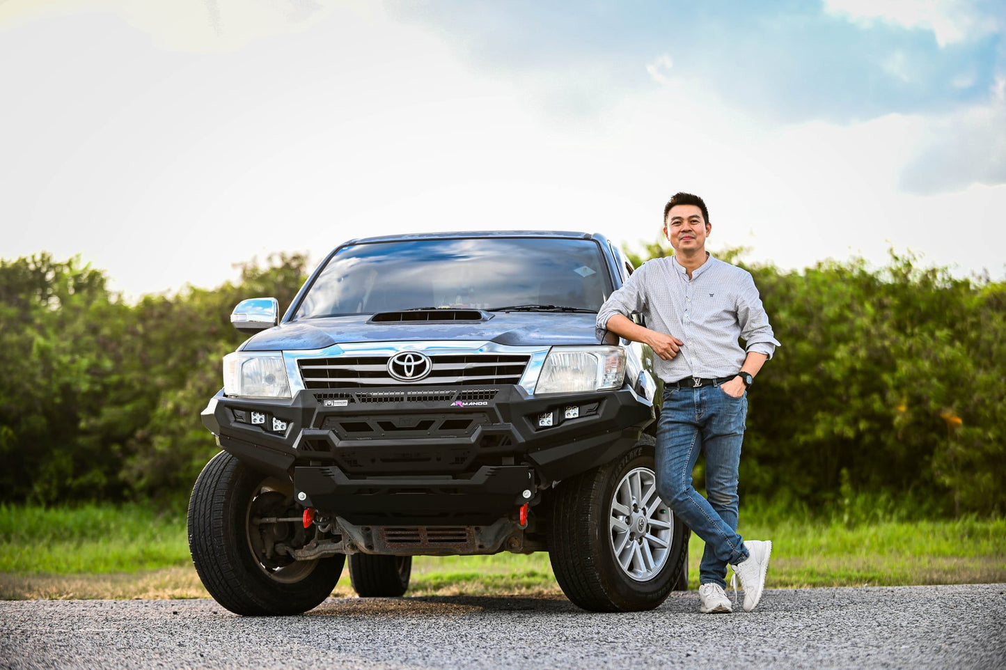 ARMANDO Spartan Series Bull Bar to suit Toyota Hilux&nbsp; 2004-2015