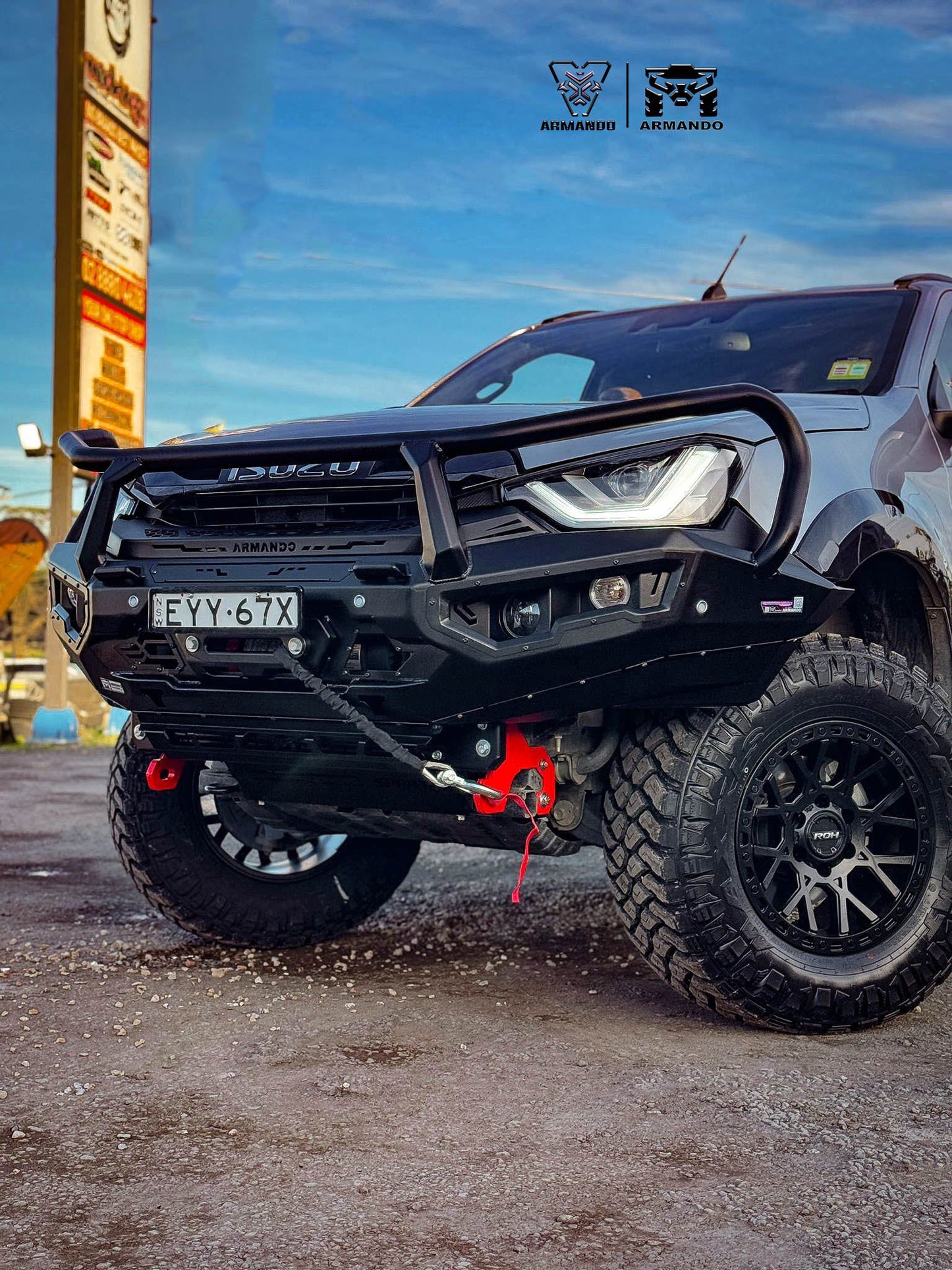 ARMANDO - Prime Hoop Bull Bar to Suit Isuzu D-Max 2024+