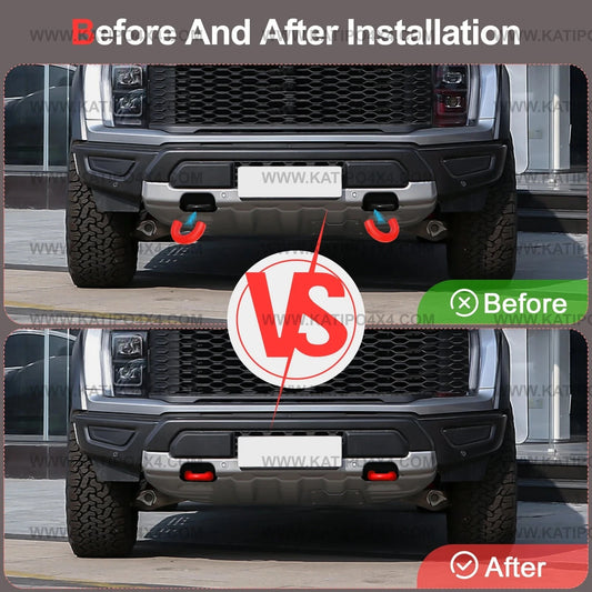 Tow Mount Covers for Ford RANGER RAPTOR Tow Hook Cover ( Pair ) FREE Worldwide shipping