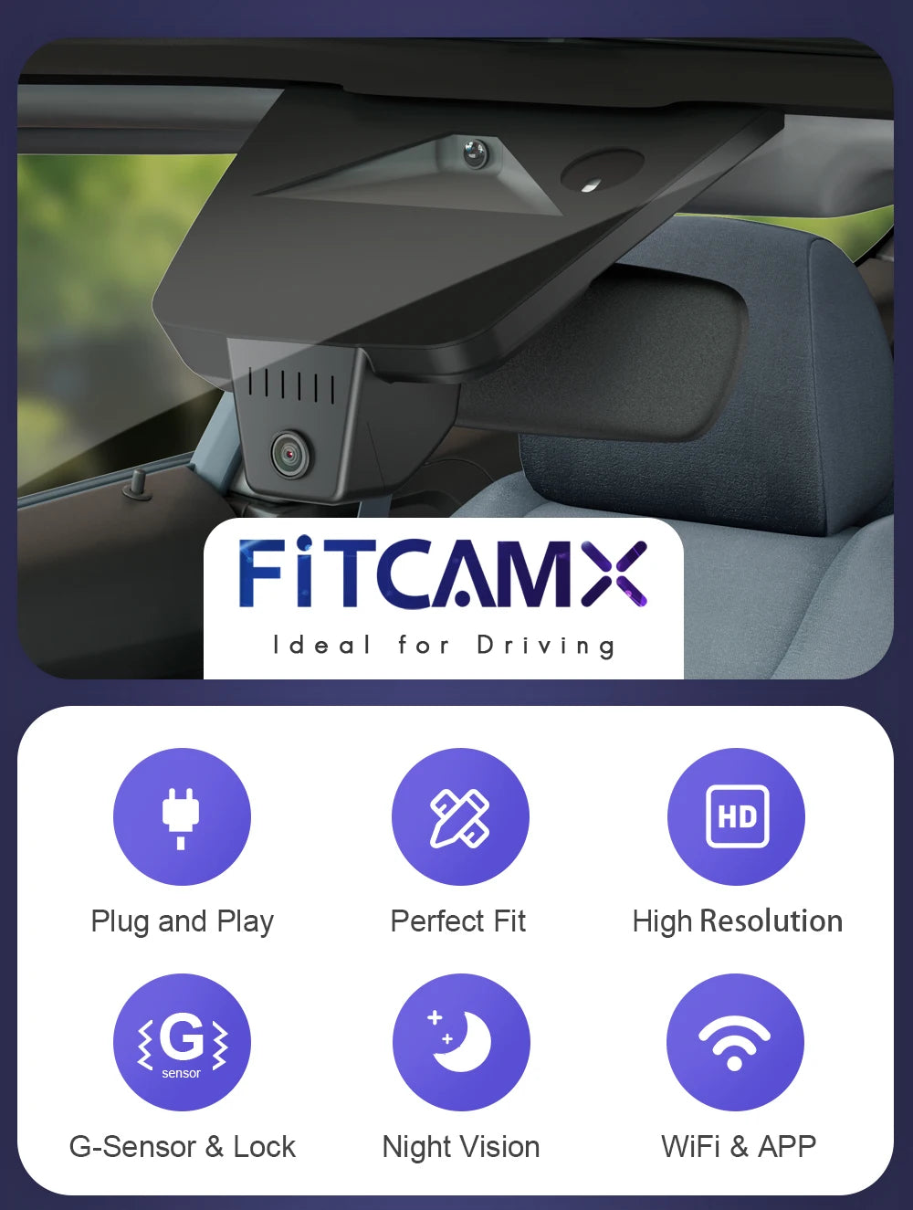 4K Dashcam for Ford Ranger, Everest & Raptor 2022+ ( Plug & Play Perfect fit )