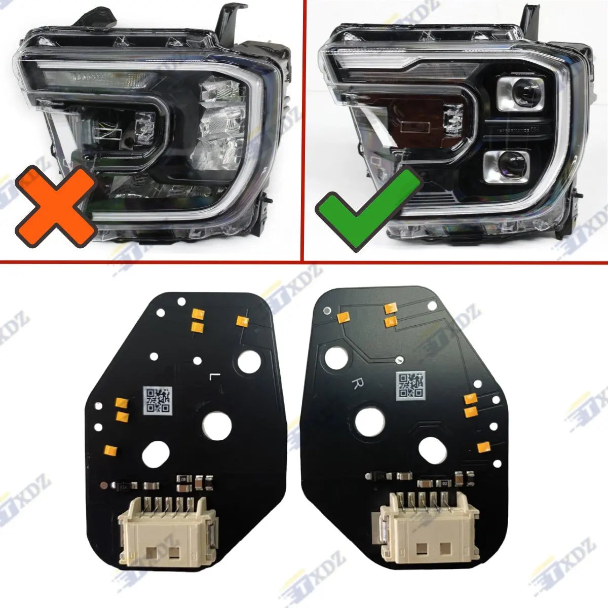 "Angel Eyes" ( Coloured Daytime Running Light ) DRL Conversion suitable for Ford Next Gen Headlights (Matrix and Non-Matrix)