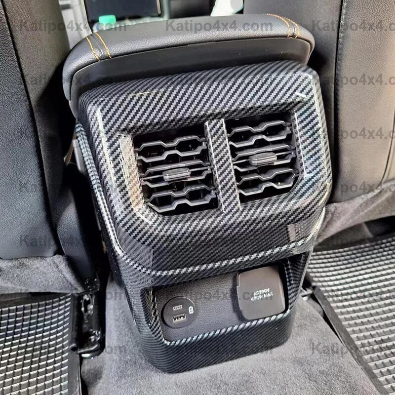 LHD & RHD For NEXT-GEN Ford Ranger & RAPTOR 2023+ ABS Carbon Fiber Rea ...