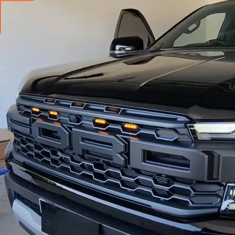 4PCS AMBER & WHITE Dual Colour Switching LED FRONT GRILLE LIGHT LAMP FOR FORD RANGER RAPTOR NEXT GEN 2022+
