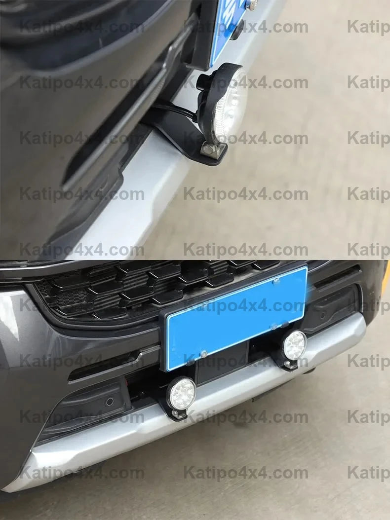 NEXT-GEN FORD RANGER 2022+  Led Light Bar Brackets to mount onto the bumper & for Ditch Lights on the bonnet