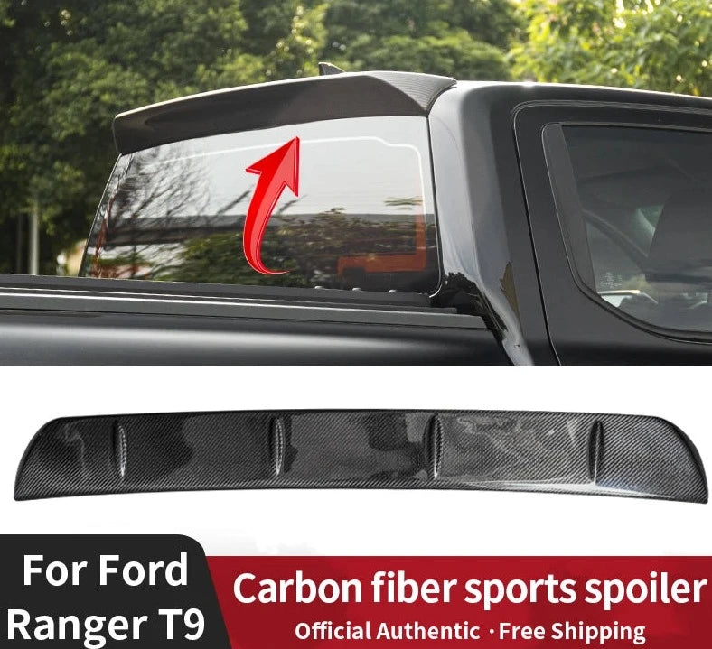 Carbon fiber Sports Spoiler For NEXT-GEN Ford Ranger , Raptor 2022 ...