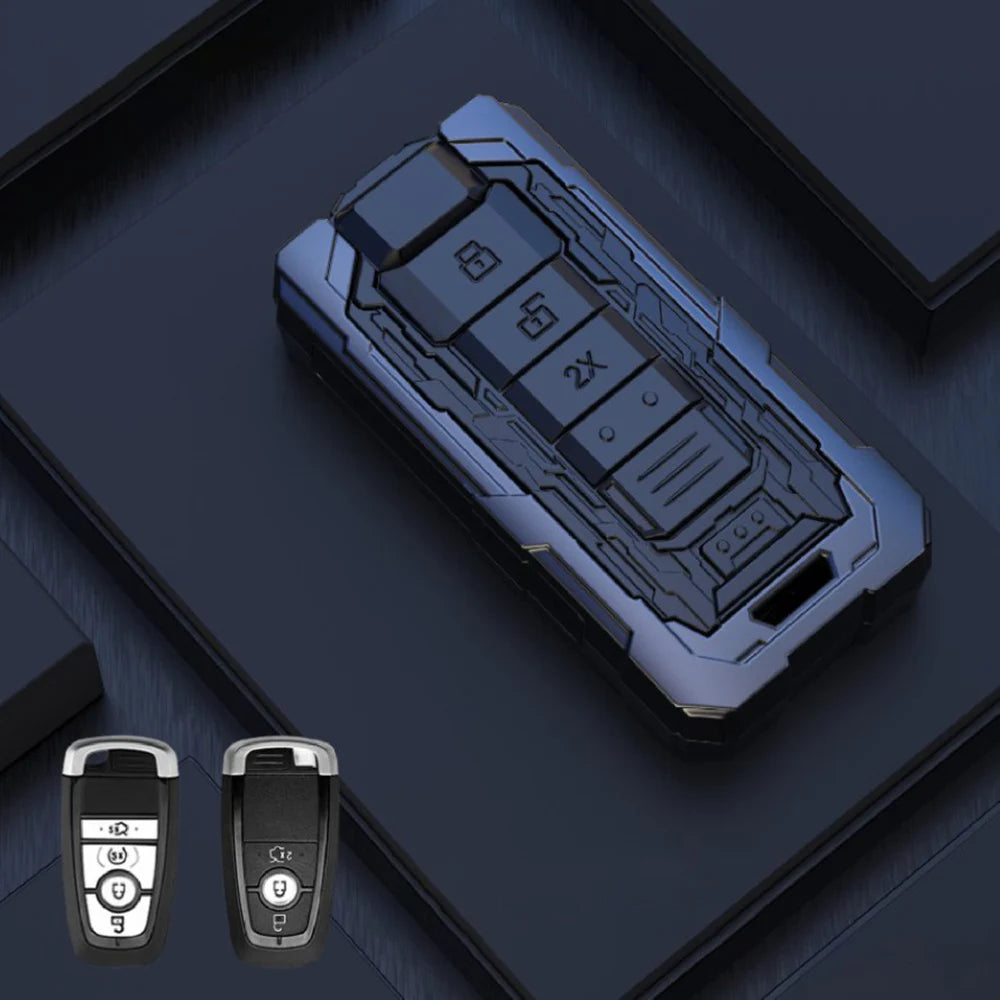 MAXIMUM STRENGTH : Zinc Alloy Car Key Case for FORD: RANGER, RAPTOR & EVEREST