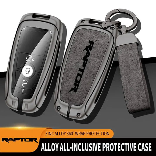 RAPTOR : Zinc Alloy Key Fob Protective Case For Ford Ranger Raptor  & F150 Raptor  ( Free Worldwide Shipping )