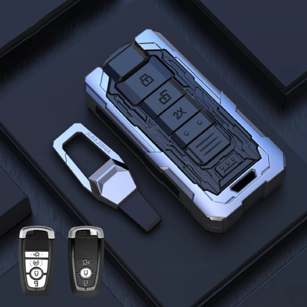 MAXIMUM STRENGTH : Zinc Alloy Car Key Case for FORD: RANGER, RAPTOR & EVEREST
