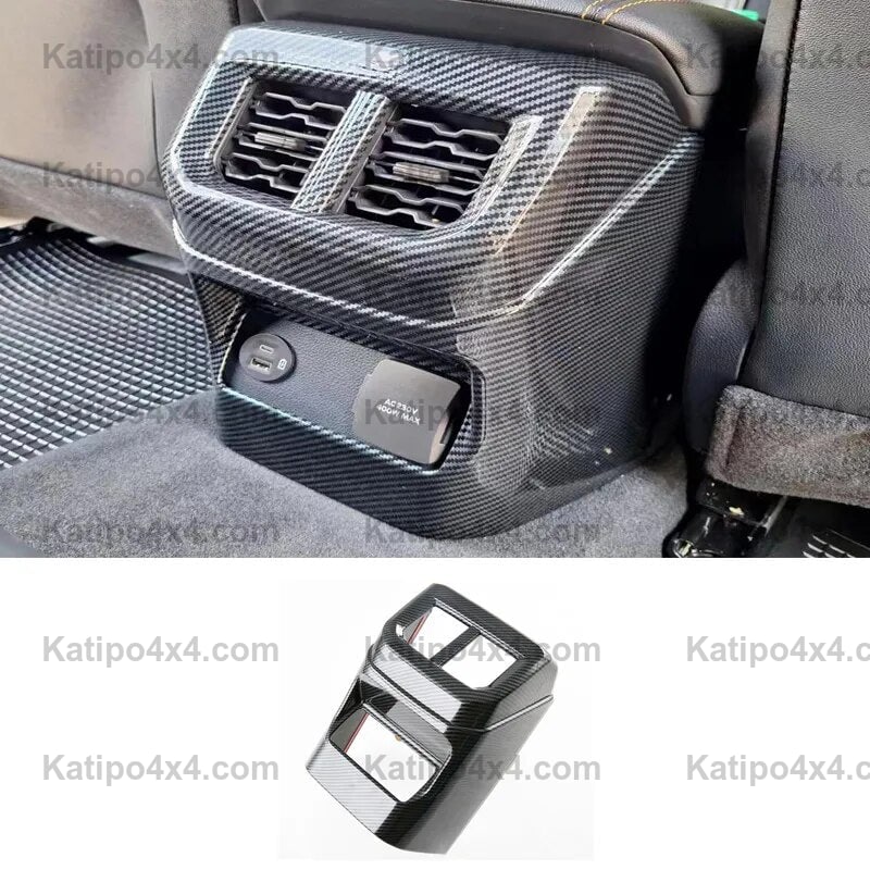 LHD & RHD For NEXT-GEN Ford Ranger & RAPTOR 2023+ ABS Carbon Fiber Rea ...