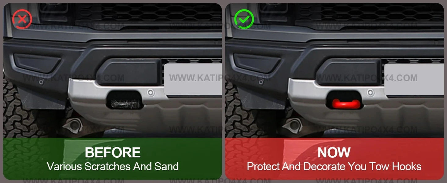 Tow Mount Covers for Ford RANGER RAPTOR Tow Hook Cover ( Pair ) FREE Worldwide shipping