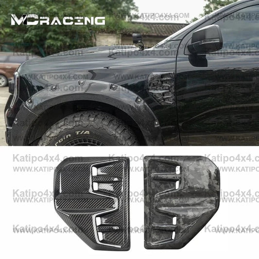 Carbon fibre side vents 2022+ NEXT-GEN FORD RANGER , Wildtrak , Sport , XLT , XL