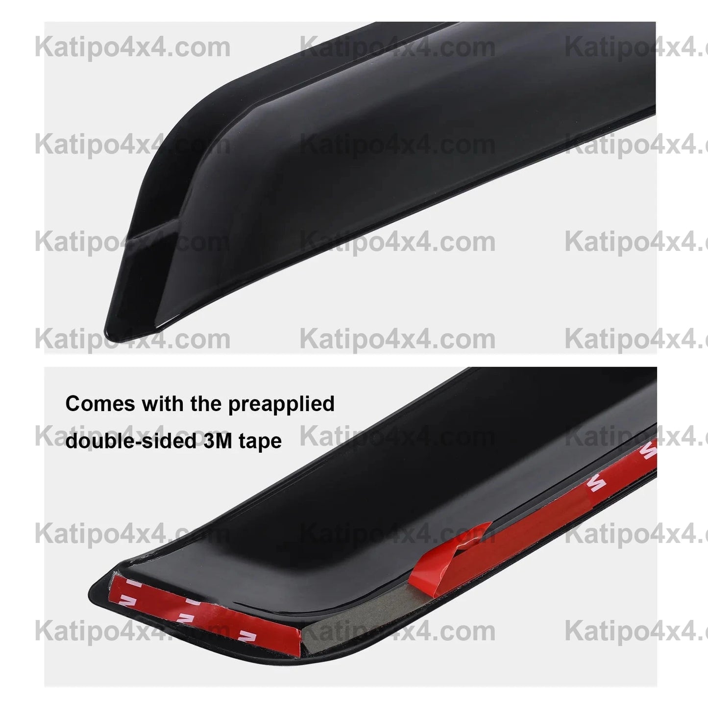 Ford Ranger & Raptor Next-Gen 2022+ Double Cabin Model Weather Shield Sun Rain Guard 4PCS