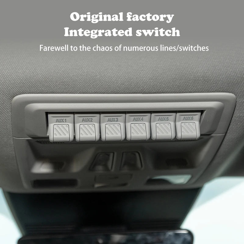 Rocker Switch Panel 12V 6 Gang For NEXT-GEN Ford Ranger & Everest 2022 ...