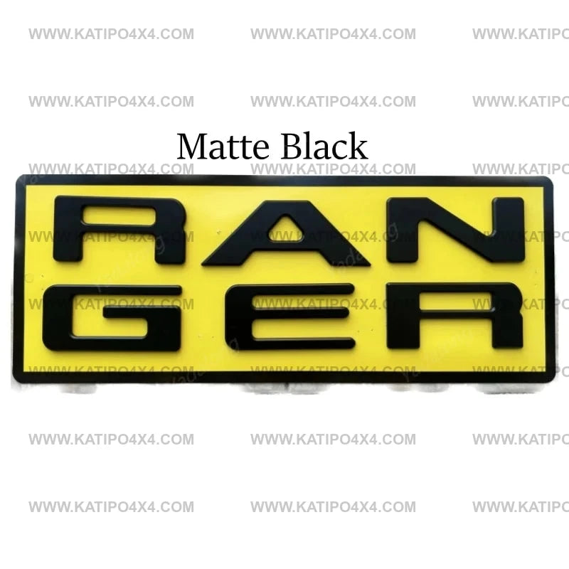 Ford Ranger & Raptor T9 2022-202^+ Back Tailgate 3D letters