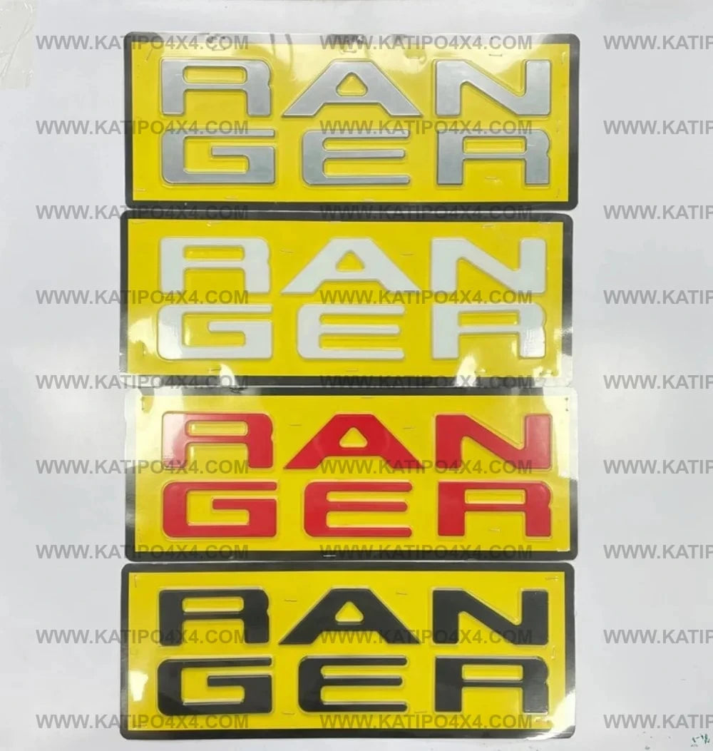 Ford Ranger & Raptor T9 2022-202^+ Back Tailgate 3D letters
